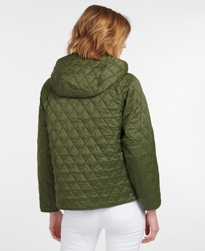 Chaqueta Acolchada Barbour Tobymory Mujer Verde | 813276-FJK