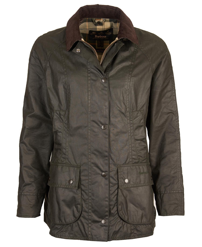 Chaqueta Encerada Barbour Beadnell® Mujer Negras | 943571-BOY