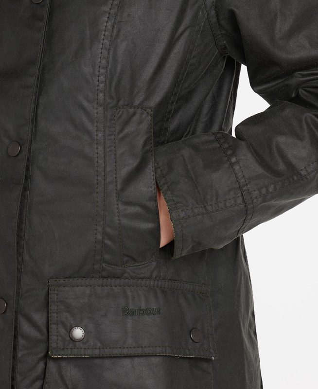 Chaqueta Encerada Barbour Beadnell® Mujer Negras | 943571-BOY