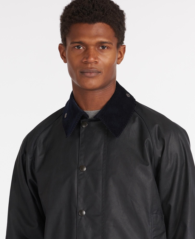 Chaqueta Encerada Barbour Beaufort® Hombre Negras | 896510-ZMG