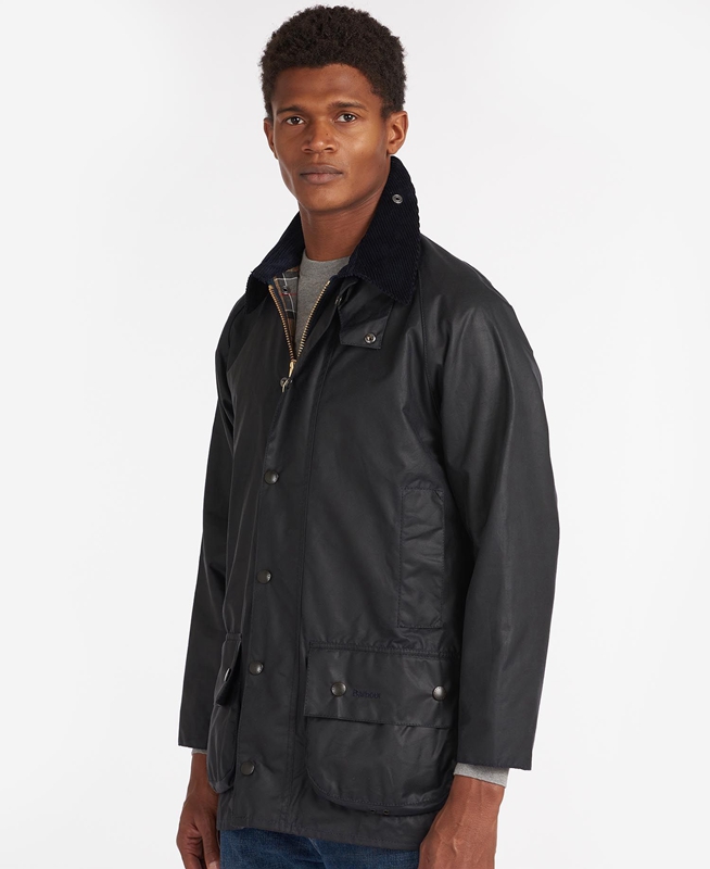 Chaqueta Encerada Barbour Beaufort® Hombre Negras | 896510-ZMG