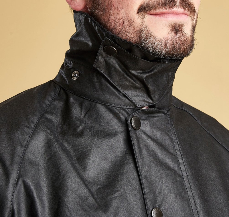 Chaqueta Encerada Barbour Beaufort® Hombre Negras | 928613-NBQ