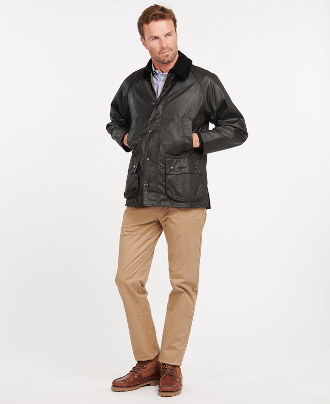 Chaqueta Encerada Barbour Bedale® Hombre Negras | 075823-AJX