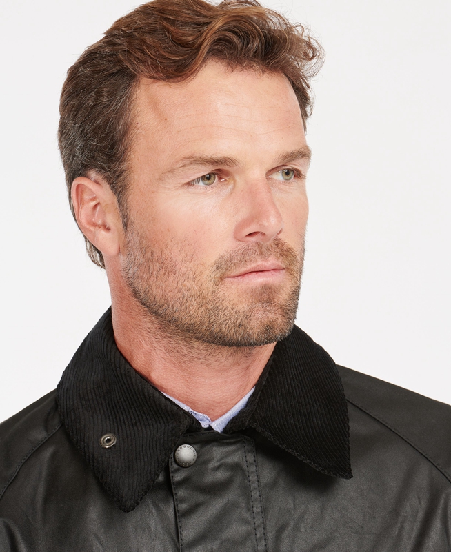 Chaqueta Encerada Barbour Bedale® Hombre Negras | 075823-AJX