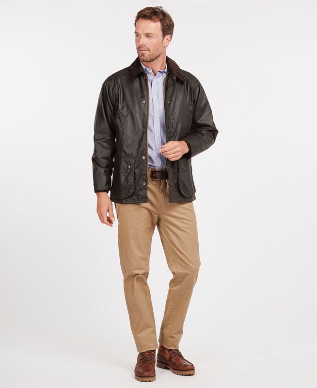 Chaqueta Encerada Barbour Bedale® Hombre Cafe | 176390-JEV