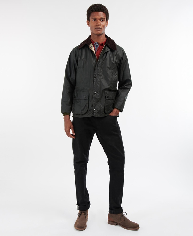 Chaqueta Encerada Barbour Bedale® Hombre Negras | 578140-BPL