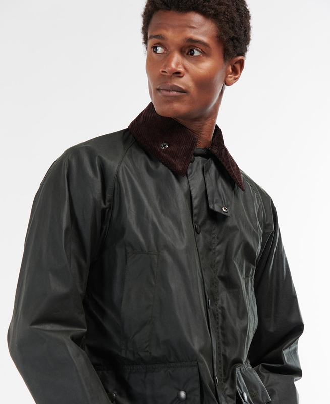 Chaqueta Encerada Barbour Bedale® Hombre Negras | 578140-BPL