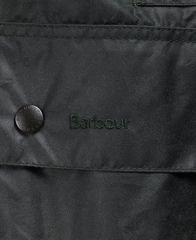 Chaqueta Encerada Barbour Border® Hombre Negras | 423978-CYF