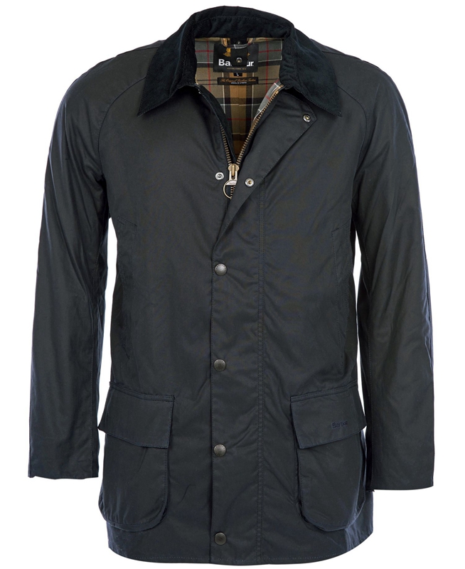 Chaqueta Encerada Barbour Bristol Hombre Azul Marino | 960754-IRD