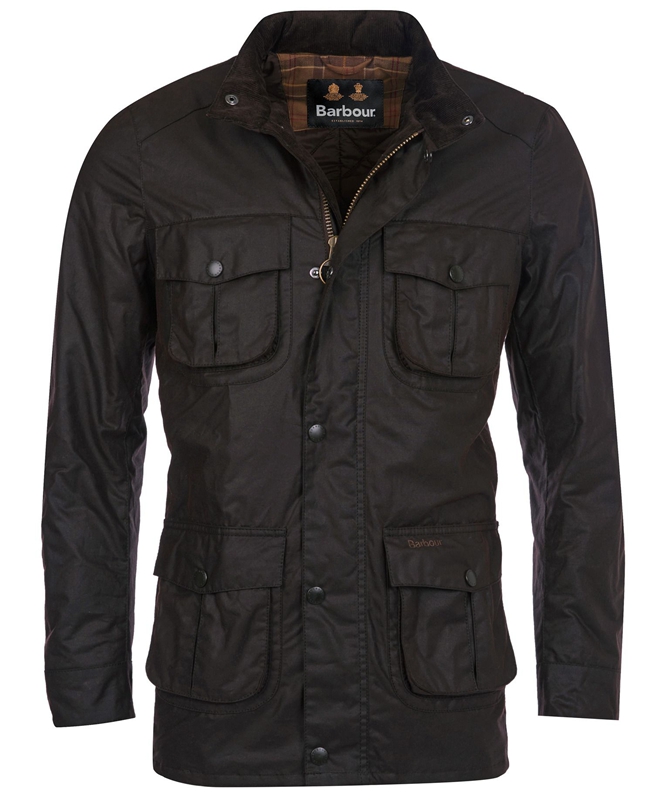 Chaqueta Encerada Barbour Corbridge Hombre Negras | 052738-LEW