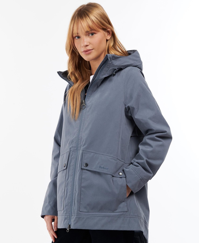 Chaqueta Impermeable Barbour Armeria Mujer Azules | 476013-TBC