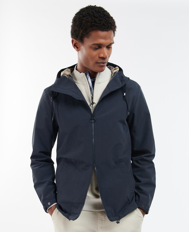 Chaqueta Impermeable Barbour Dillon Hombre Azul Marino | 780319-RQY