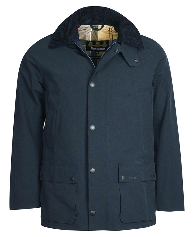 Chaqueta Impermeable Barbour Rokig Hombre Azul Marino | 631584-ORP