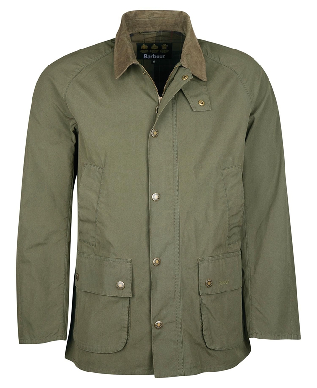 Chaquetas Casuales Barbour Ashby Hombre Verde Oliva | 129048-OKN