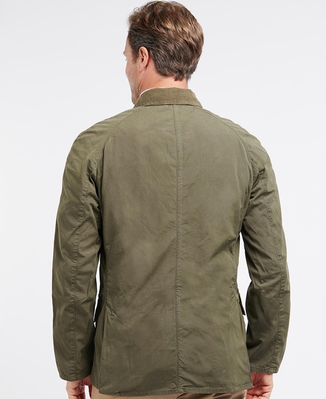 Chaquetas Casuales Barbour Ashby Hombre Verde Oliva | 129048-OKN