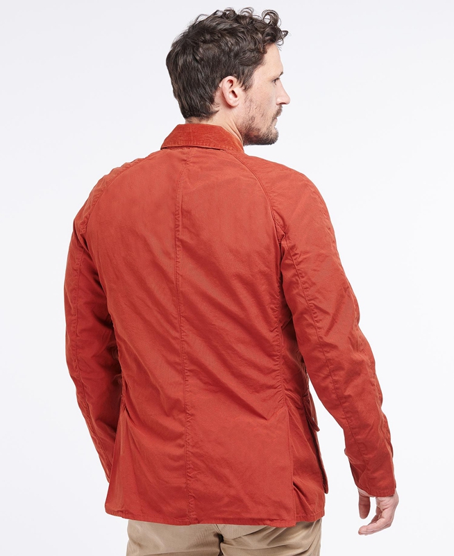 Chaquetas Casuales Barbour Ashby Hombre Naranjas | 174506-FBX