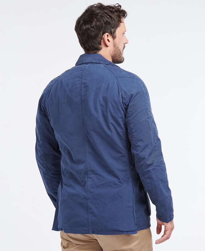 Chaquetas Casuales Barbour Ashby Hombre Azules | 817293-KAQ