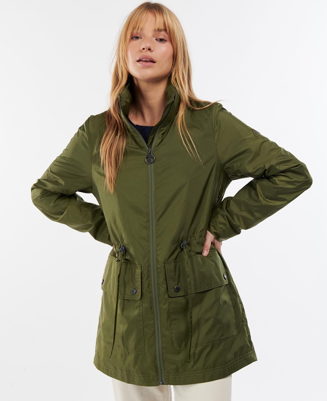 Chaquetas Casuales Barbour Campion Showerproof Mujer Verde | 159038-HYI