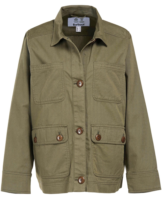 Chaquetas Casuales Barbour Coltsfoot Mujer Verde Oliva | 934160-ONZ