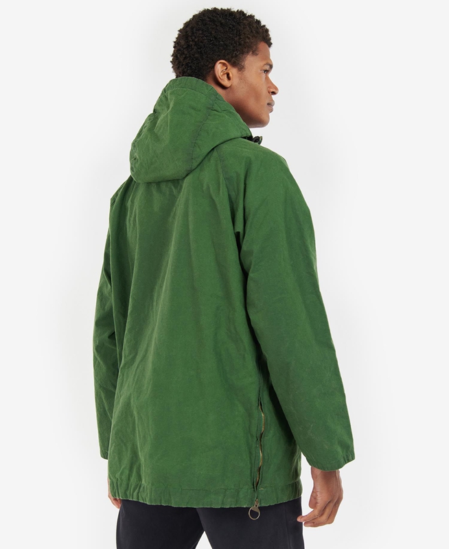 Chaquetas Casuales Barbour Explorer Twig Pullover Hombre Verde | 824709-TVR