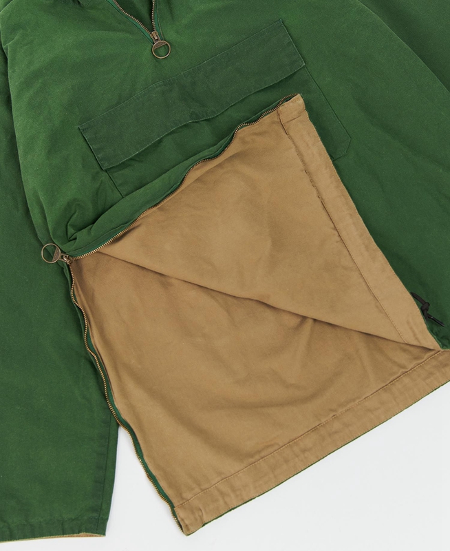 Chaquetas Casuales Barbour Explorer Twig Pullover Hombre Verde | 824709-TVR