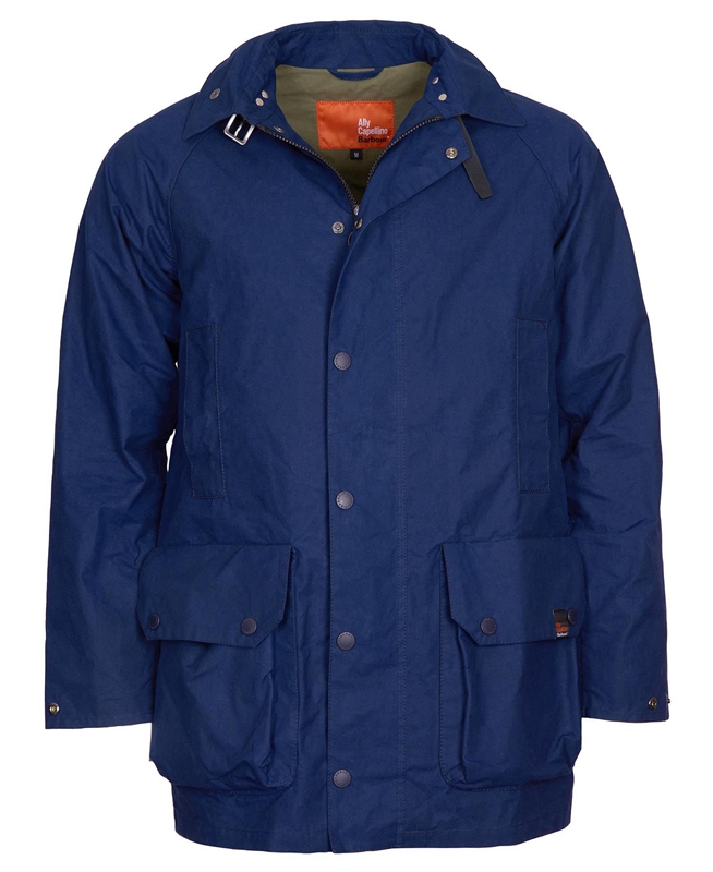 Chaquetas Casuales Barbour x Ally Capellino Back Hombre Azul Marino | 148976-WLU