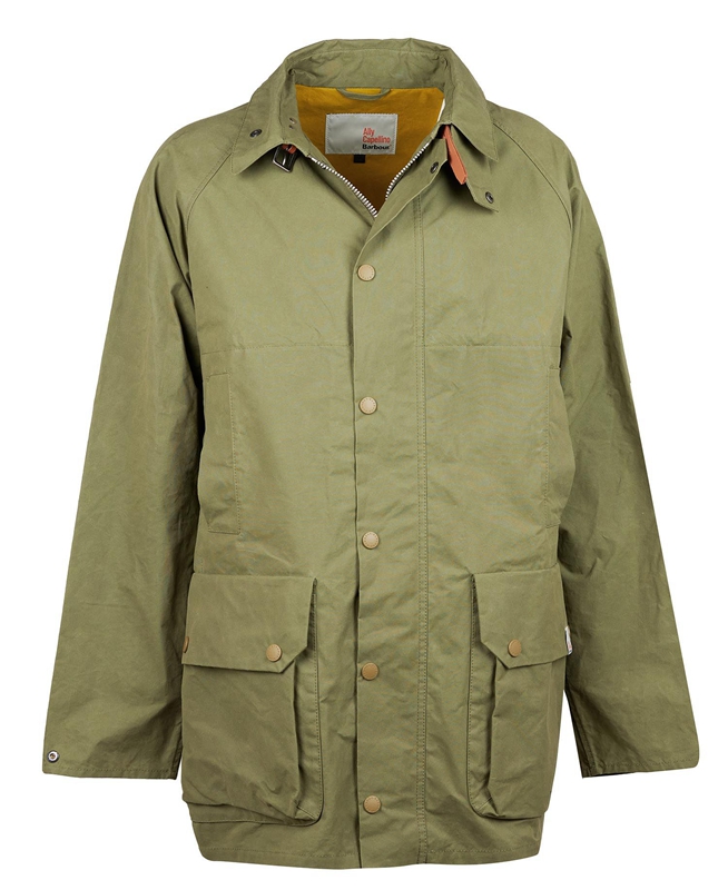 Chaquetas Casuales Barbour x Ally Capellino Back Hombre Verde Oliva | 364709-QTP