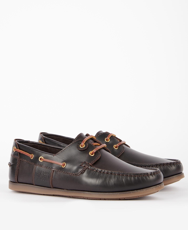 Loafers Barbour Capstan Hombre Cafe | 405261-KWJ