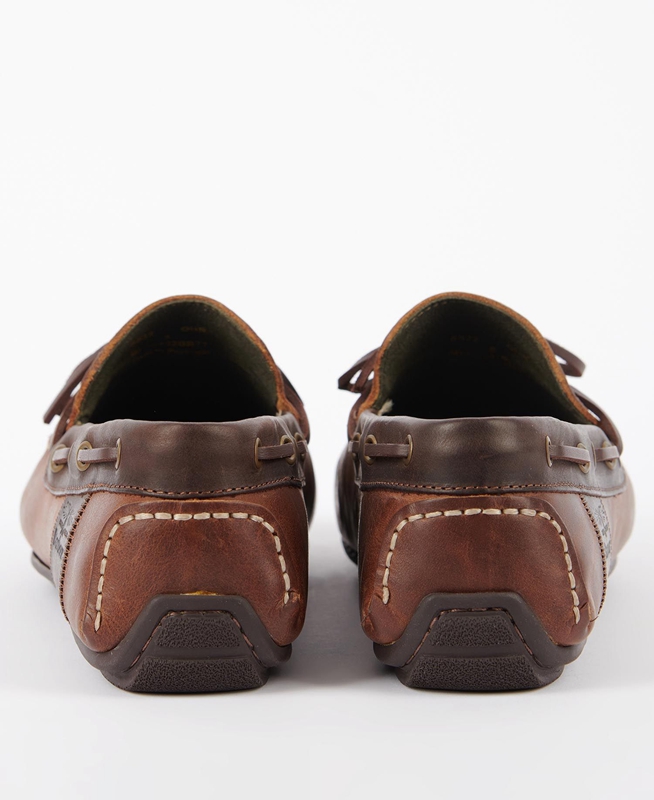 Loafers Barbour Clark Hombre Marrones | 508469-MBO