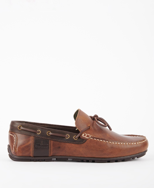 Loafers Barbour Clark Hombre Marrones | 508469-MBO