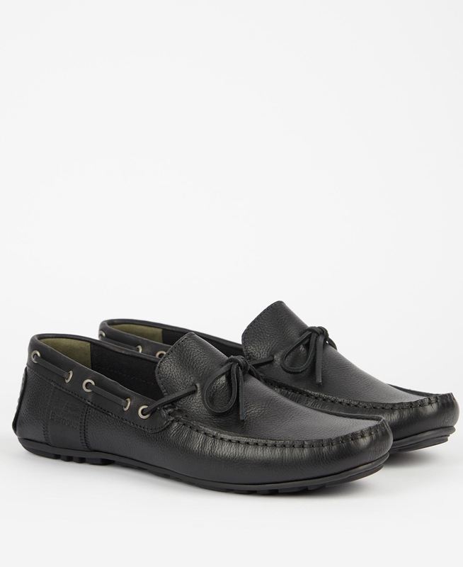 Loafers Barbour Clark Hombre Negras | 548602-UNB