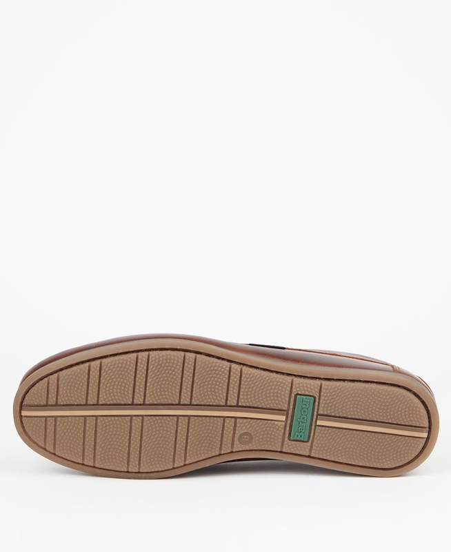 Loafers Barbour Kelson Hombre Marrones | 634591-GJK