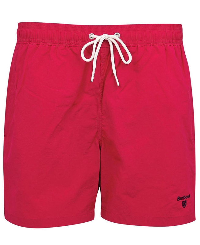 Pantalones Barbour Essential Logo 5'' Swim Hombre Rojas | 924387-GZA