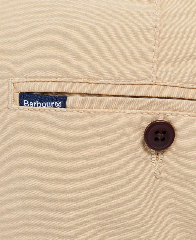 Pantalones Barbour Glendale Corta Hombre Beige | 705963-HXT