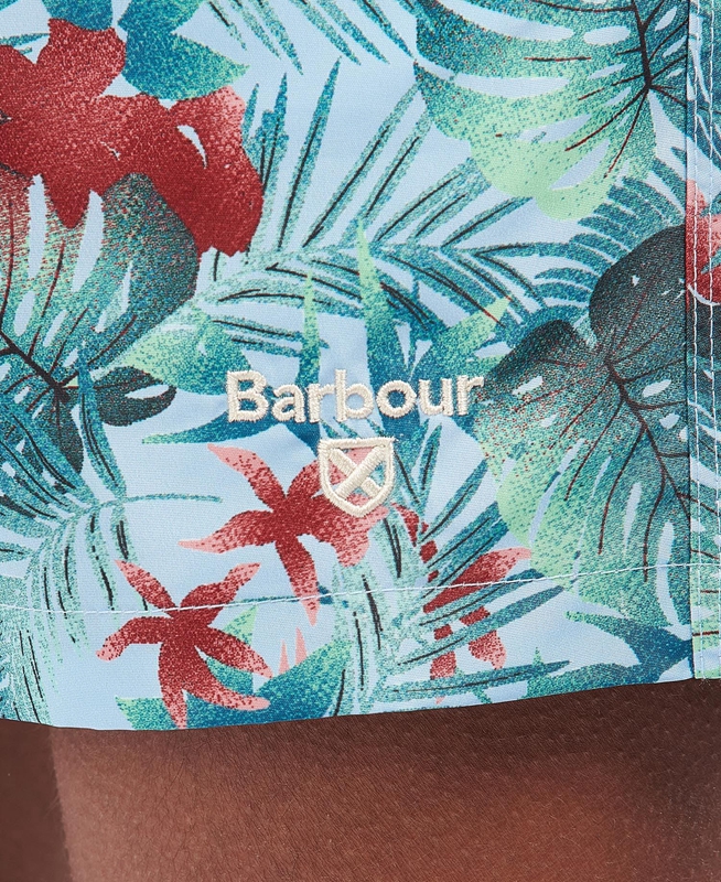 Pantalones Barbour Hawaiian Print Swim Hombre Azules | 214037-PSK