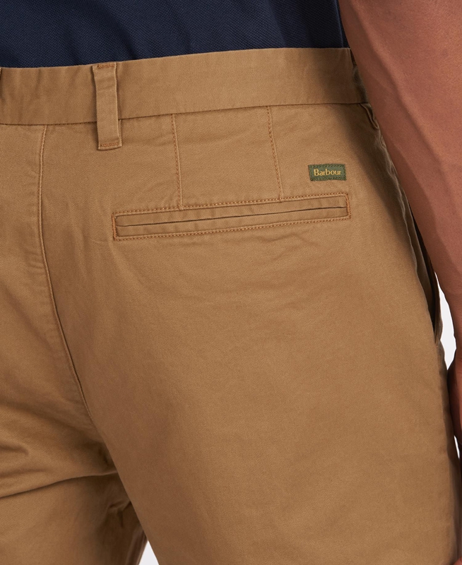 Pantalones Barbour Neuston Essential Chinos Hombre Beige | 620375-GWZ