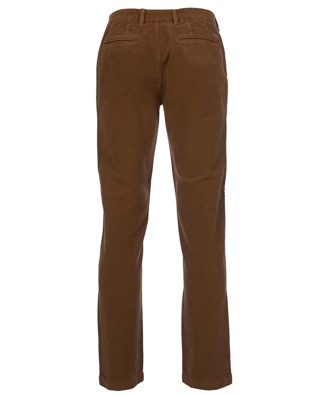 Pantalones Barbour Neuston Moleskin Trousers Hombre Beige | 193580-VZL