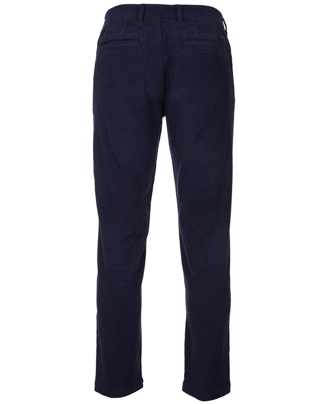 Pantalones Barbour Neuston Moleskin Trousers Hombre Azules | 352608-EIK