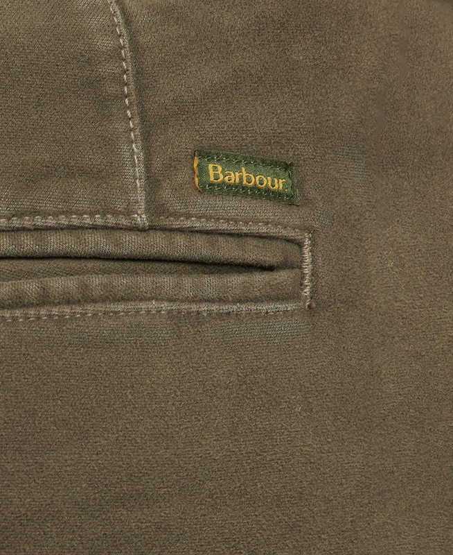 Pantalones Barbour Neuston Moleskin Trouser Hombre Verde Oliva | 762910-BIE