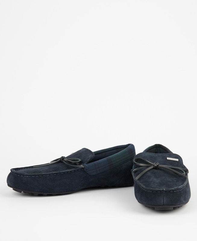 Pantuflas Barbour Kurila Hombre Azul Marino | 674289-IXL