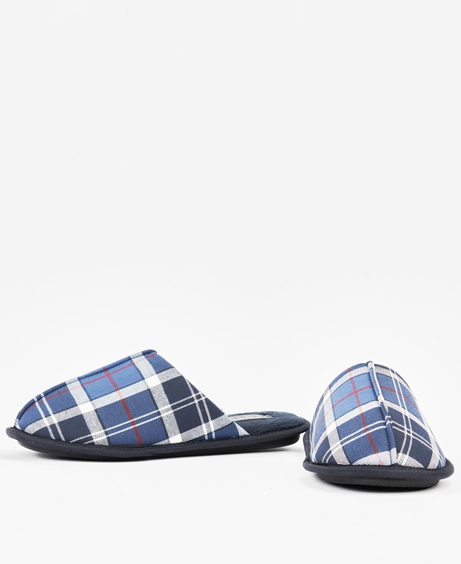 Pantuflas Barbour Young Hombre Azules | 346078-ENJ