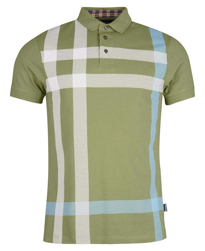 Polo shirts Barbour Blaine Hombre Verde | 042987-WOJ