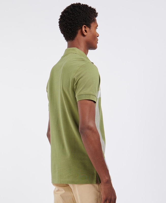 Polo shirts Barbour Blaine Hombre Verde | 042987-WOJ