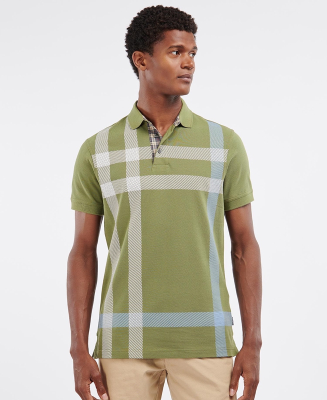 Polo shirts Barbour Blaine Hombre Verde | 042987-WOJ