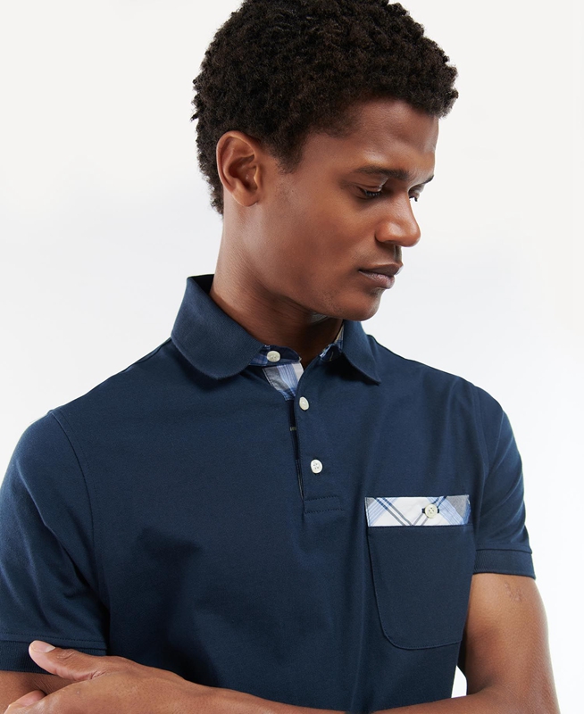 Polo shirts Barbour Lirst Hombre Azul Marino | 437918-RHM