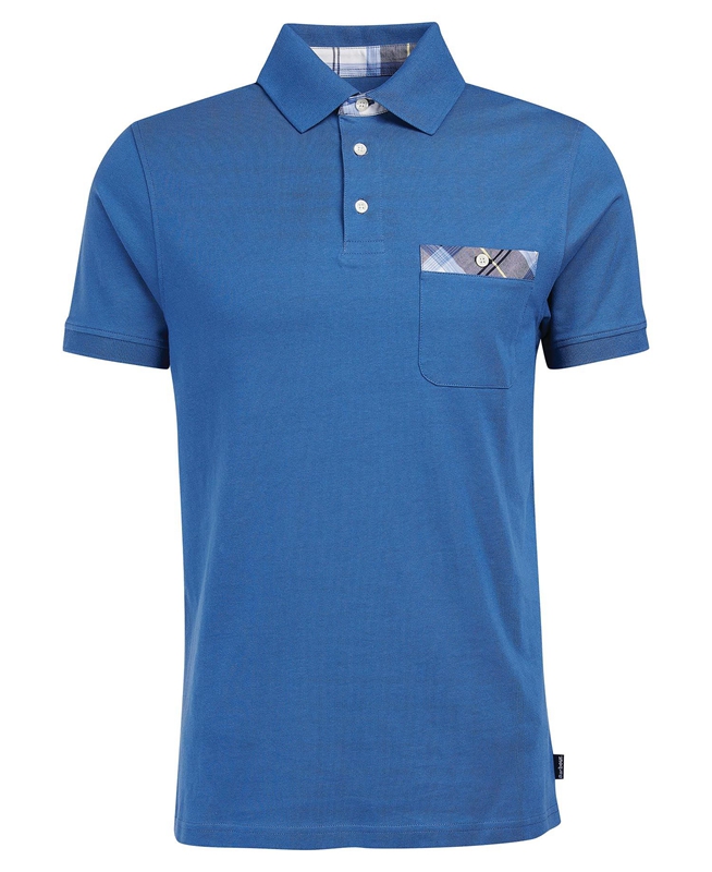 Polo shirts Barbour Lirst Hombre Azules | 250394-KFZ