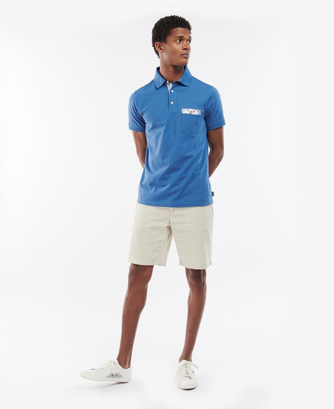 Polo shirts Barbour Lirst Hombre Azules | 250394-KFZ