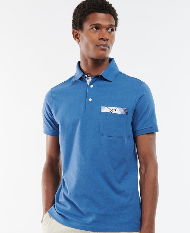 Polo shirts Barbour Lirst Hombre Azules | 250394-KFZ