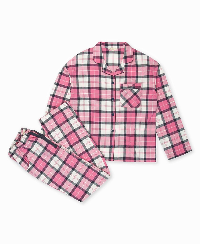 Ropa De Dormir Barbour Ellery PJ Set Mujer Rosas | 581732-JTV