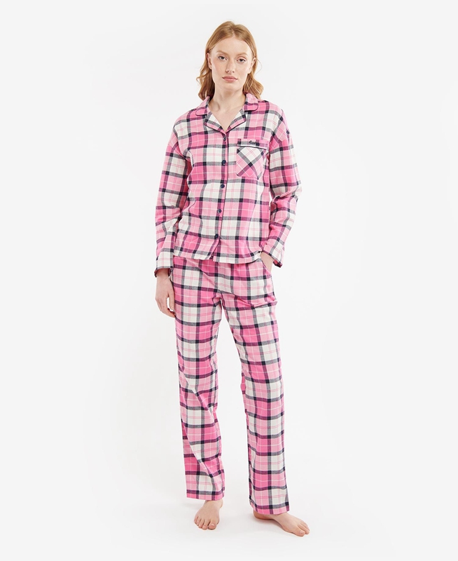 Ropa De Dormir Barbour Ellery PJ Set Mujer Rosas | 581732-JTV